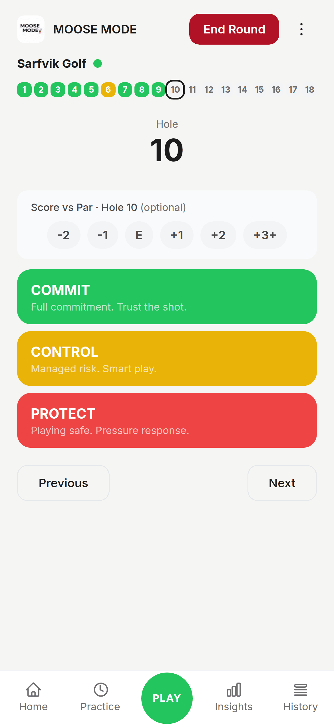 Round Tracking